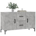 Dulap, gri beton, 100x36x60 cm, lemn compozit - WALTI WALTI