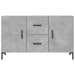 Dulap, gri beton, 100x36x60 cm, lemn compozit - WALTI WALTI
