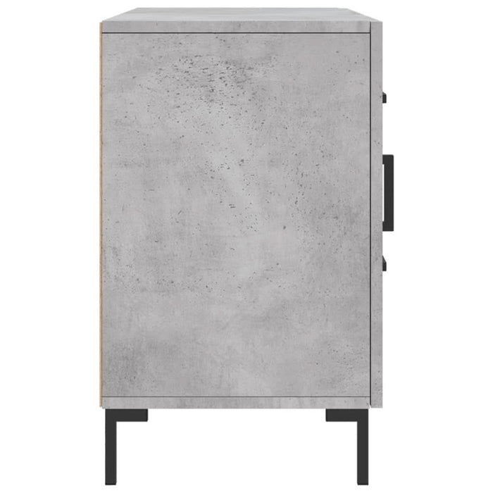 Dulap, gri beton, 100x36x60 cm, lemn compozit - WALTI WALTI