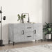Dulap, gri beton, 100x36x60 cm, lemn compozit - WALTI WALTI