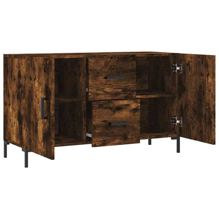 Dulap, stejar fumuriu, 100x36x60 cm, lemn compozit WALTI