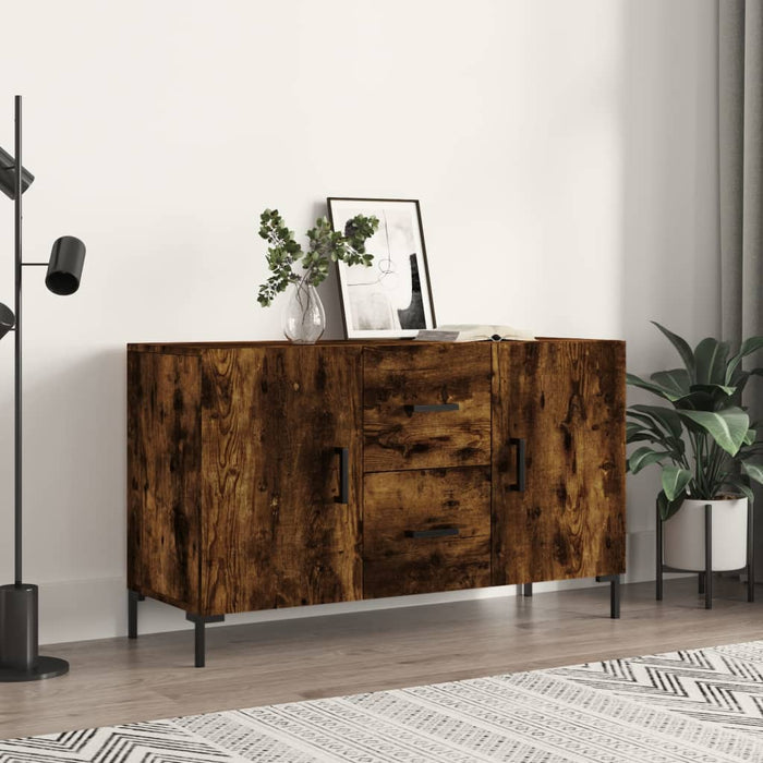 Dulap, stejar fumuriu, 100x36x60 cm, lemn compozit WALTI