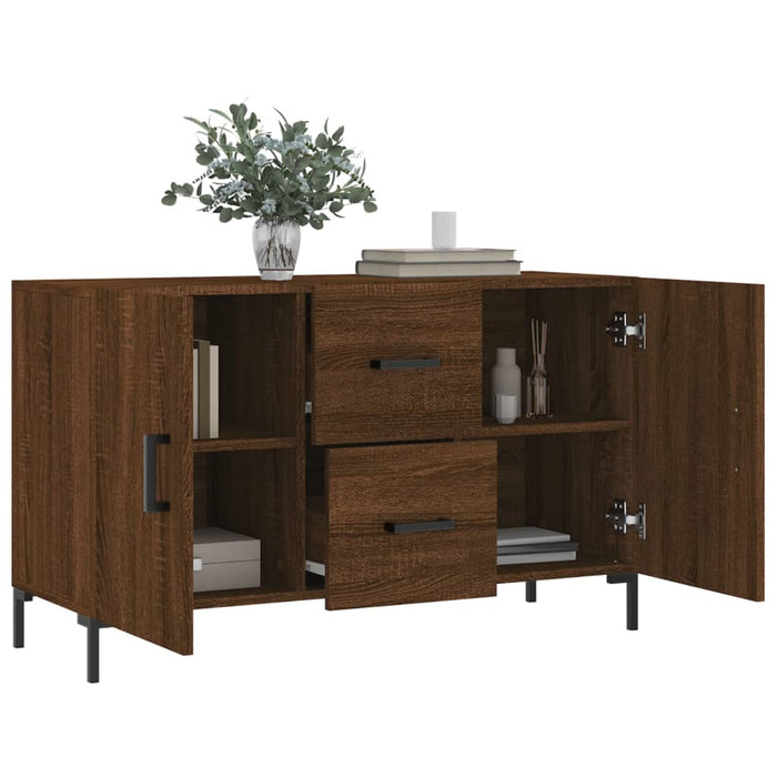 Dulap, stejar maro, 100x36x60 cm, lemn compozit WALTI
