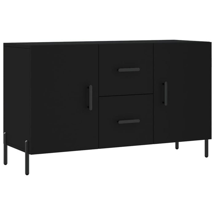 Dulap, negru, 100x36x60 cm, lemn compozit WALTI