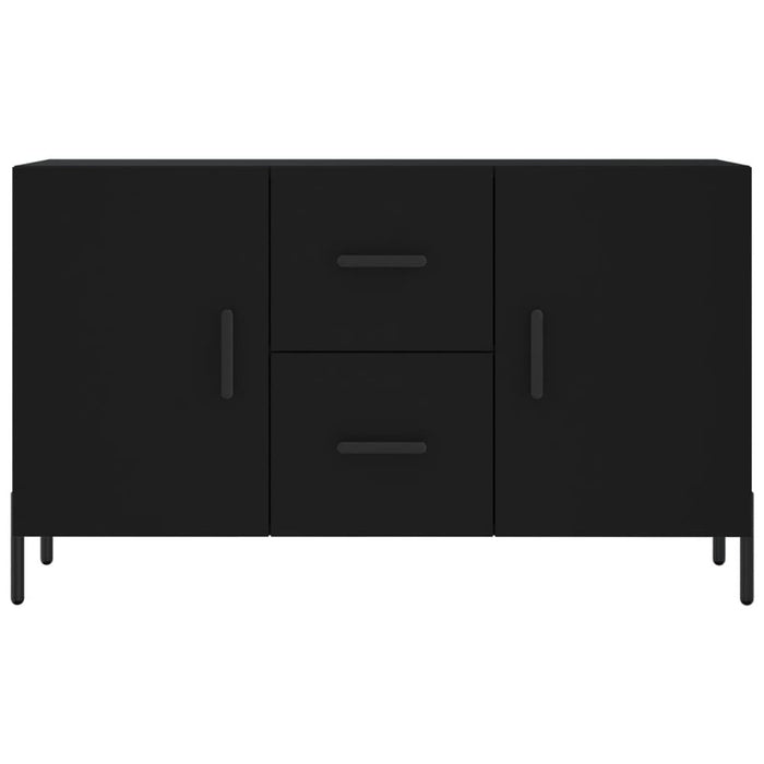 Dulap, negru, 100x36x60 cm, lemn compozit WALTI