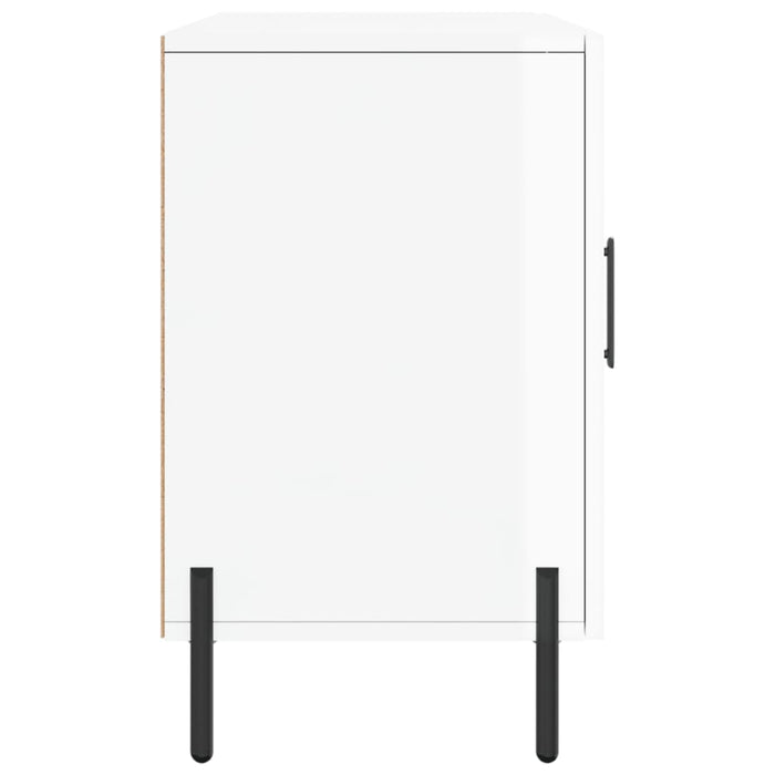 Dulap, alb extralucios, 100x36x60 cm, lemn compozit WALTI