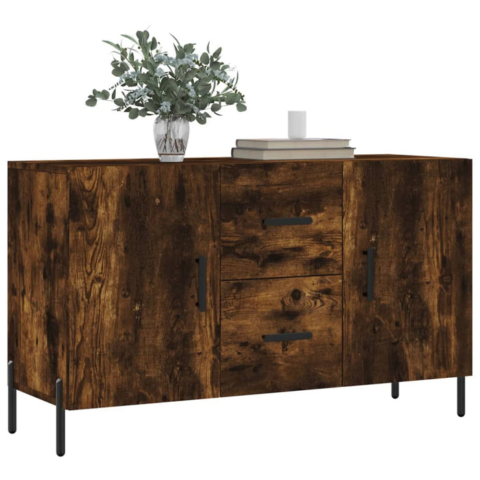Dulap, stejar fumuriu, 100x36x60 cm, lemn compozit - WALTI WALTI
