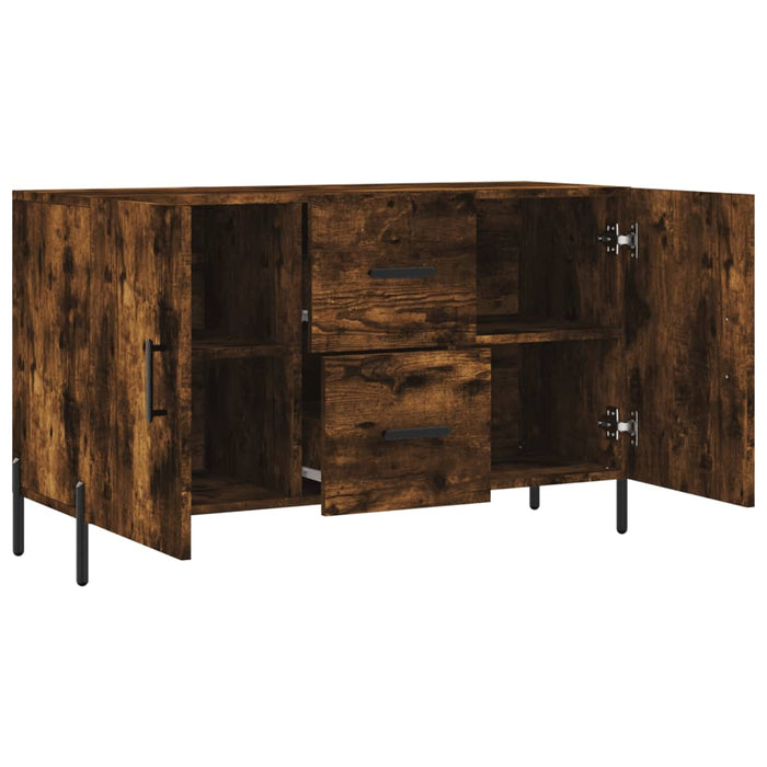 Dulap, stejar fumuriu, 100x36x60 cm, lemn compozit - WALTI WALTI