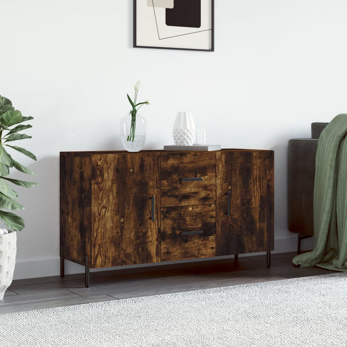 Dulap, stejar fumuriu, 100x36x60 cm, lemn compozit - WALTI WALTI