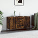 Dulap, stejar fumuriu, 100x36x60 cm, lemn compozit - WALTI WALTI