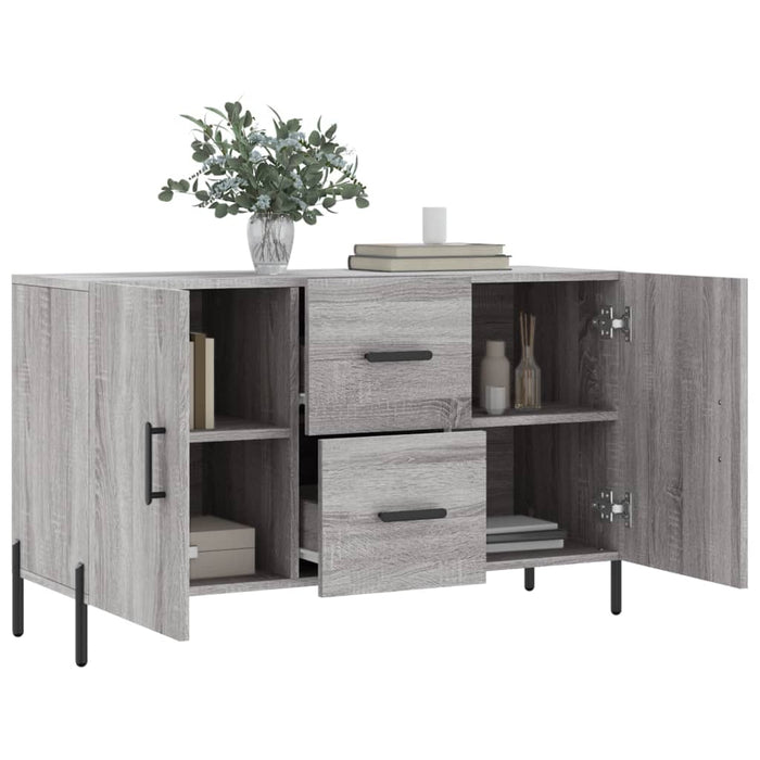 Dulap, gri sonoma, 100x36x60 cm, lemn compozit - WALTI WALTI