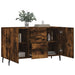 Dulap, stejar fumuriu, 100x36x60 cm, lemn compozit - WALTI WALTI