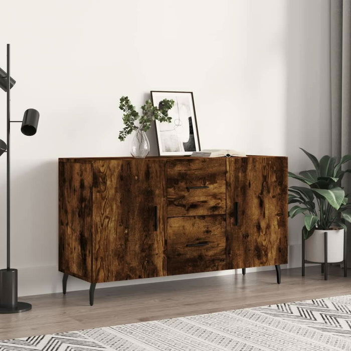 Dulap, stejar fumuriu, 100x36x60 cm, lemn compozit - WALTI WALTI