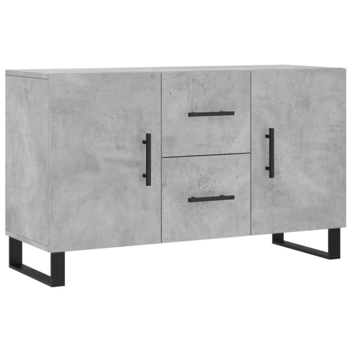 Dulap, gri beton, 100x36x60 cm, lemn compozit - WALTI WALTI