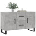 Dulap, gri beton, 100x36x60 cm, lemn compozit - WALTI WALTI