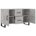 Dulap, gri beton, 100x36x60 cm, lemn compozit - WALTI WALTI