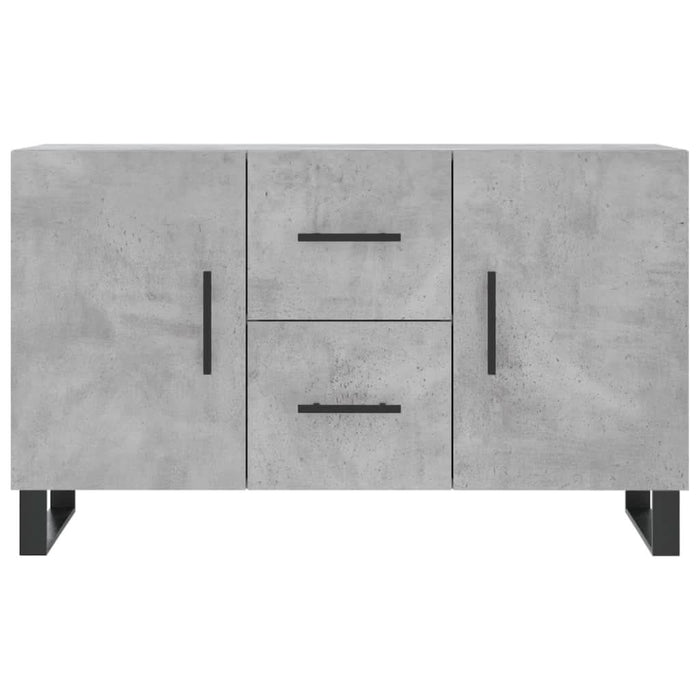Dulap, gri beton, 100x36x60 cm, lemn compozit - WALTI WALTI