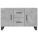 Dulap, gri beton, 100x36x60 cm, lemn compozit - WALTI WALTI