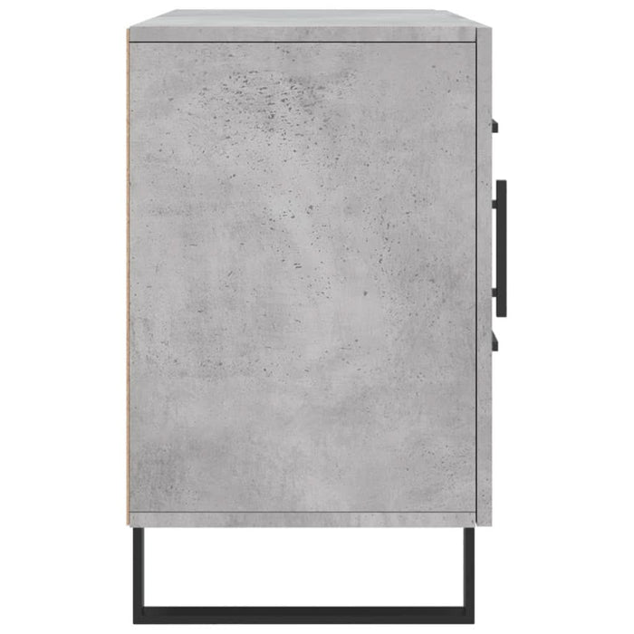 Dulap, gri beton, 100x36x60 cm, lemn compozit - WALTI WALTI