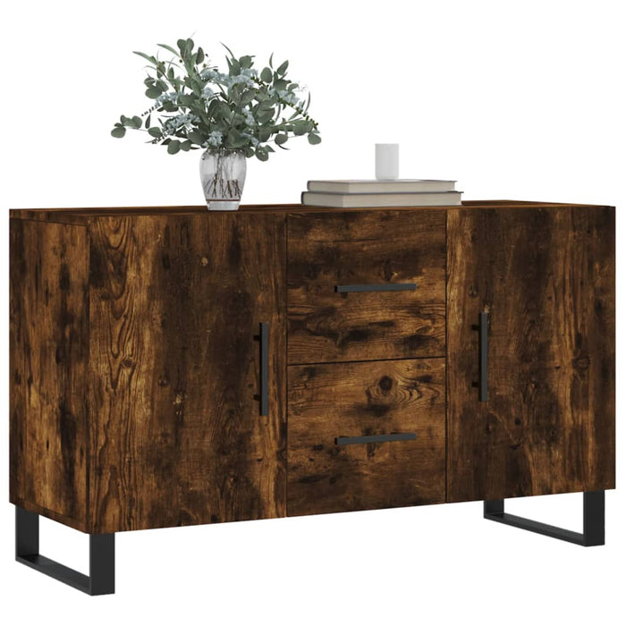 Dulap, stejar fumuriu, 100x36x60 cm, lemn compozit - WALTI WALTI
