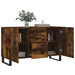 Dulap, stejar fumuriu, 100x36x60 cm, lemn compozit - WALTI WALTI