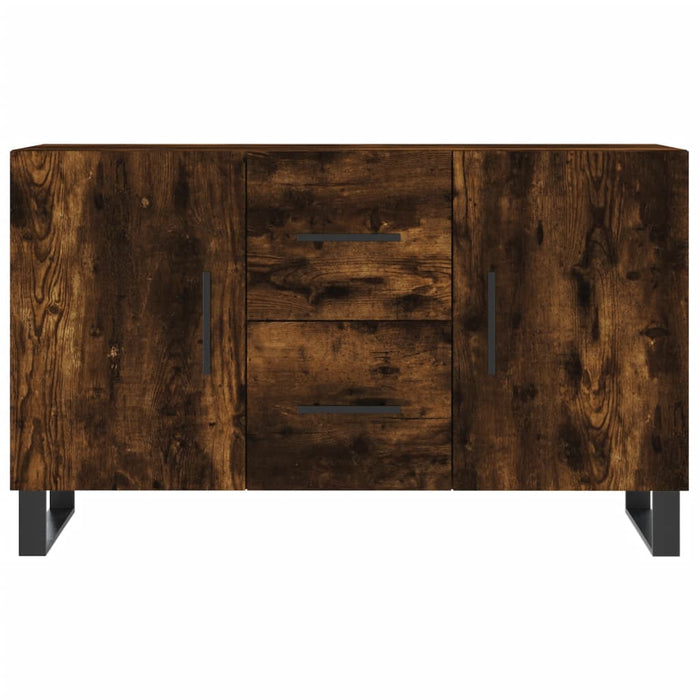 Dulap, stejar fumuriu, 100x36x60 cm, lemn compozit - WALTI WALTI