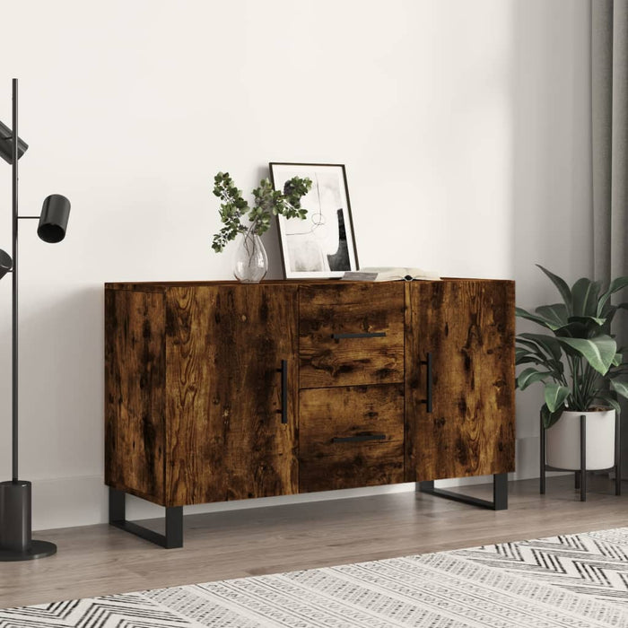 Dulap, stejar fumuriu, 100x36x60 cm, lemn compozit - WALTI WALTI