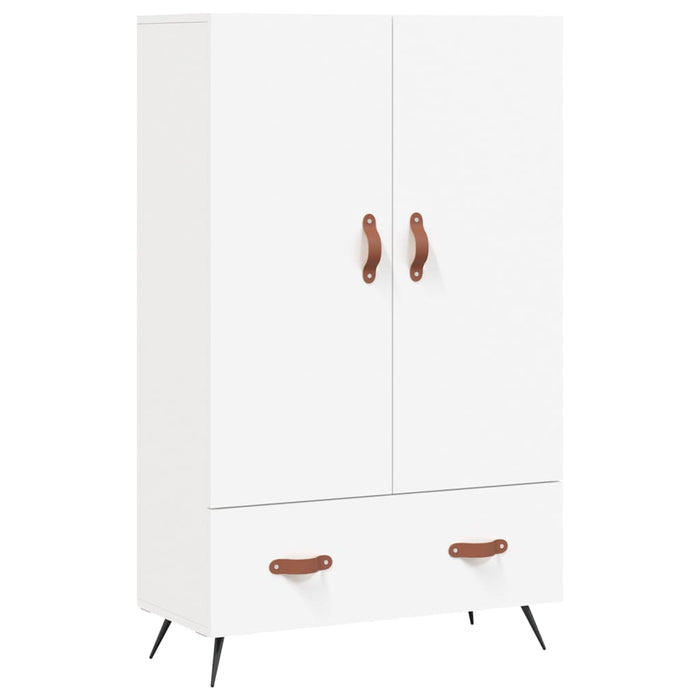 Dulap înalt, alb, 69,5x31x115 cm, lemn prelucrat - WALTI WALTI