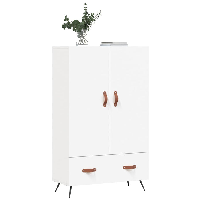 Dulap înalt, alb, 69,5x31x115 cm, lemn prelucrat - WALTI WALTI