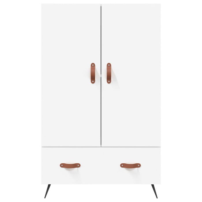 Dulap înalt, alb, 69,5x31x115 cm, lemn prelucrat - WALTI WALTI