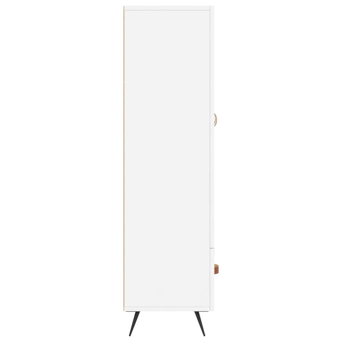 Dulap înalt, alb, 69,5x31x115 cm, lemn prelucrat - WALTI WALTI