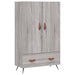 Dulap gri Sonoma 69,5x31x115 cm, lemn prelucrat - WALTI WALTI