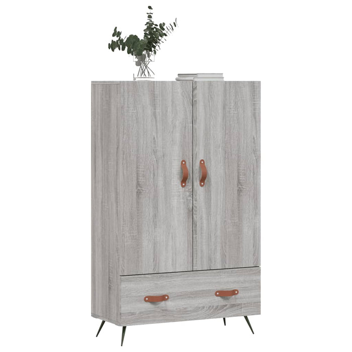 Dulap gri Sonoma 69,5x31x115 cm, lemn prelucrat - WALTI WALTI