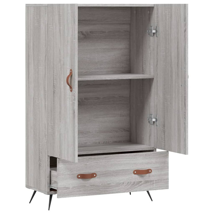 Dulap gri Sonoma 69,5x31x115 cm, lemn prelucrat - WALTI WALTI