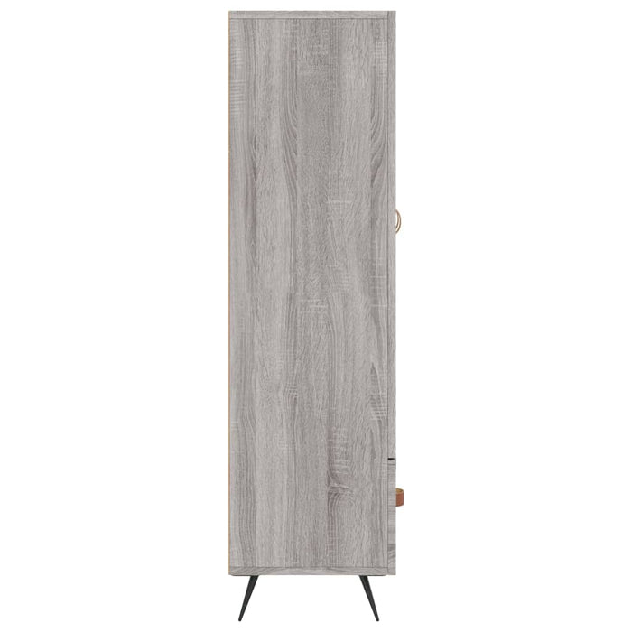Dulap gri Sonoma 69,5x31x115 cm, lemn prelucrat - WALTI WALTI