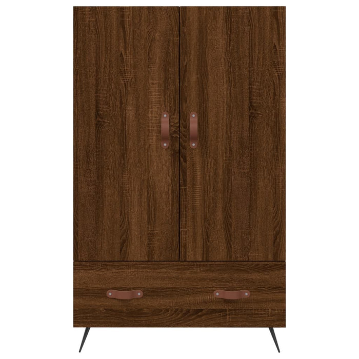 Dulap înalt, stejar maro, 69,5x31x115 cm, lemn prelucrat WALTI