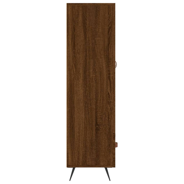 Dulap înalt, stejar maro, 69,5x31x115 cm, lemn prelucrat WALTI