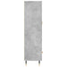 Dulap înalt, gri beton, 69,5x31x115 cm, lemn prelucrat - WALTI WALTI