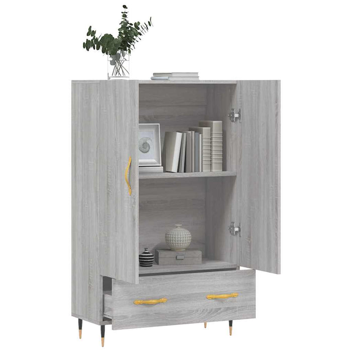 Dulap gri Sonoma 69,5x31x115 cm, lemn prelucrat WALTI