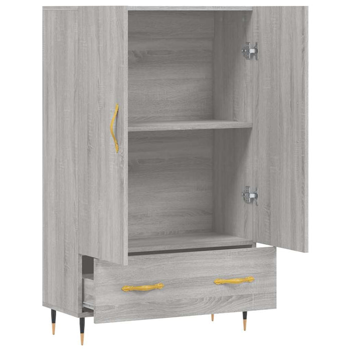 Dulap gri Sonoma 69,5x31x115 cm, lemn prelucrat WALTI