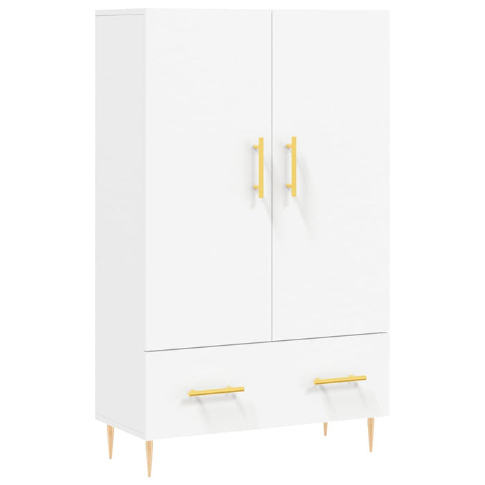 Dulap înalt, alb, 69,5x31x115 cm, lemn prelucrat WALTI
