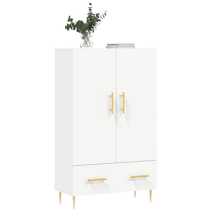 Dulap înalt, alb, 69,5x31x115 cm, lemn prelucrat WALTI