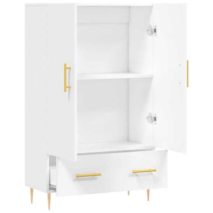 Dulap înalt, alb, 69,5x31x115 cm, lemn prelucrat WALTI