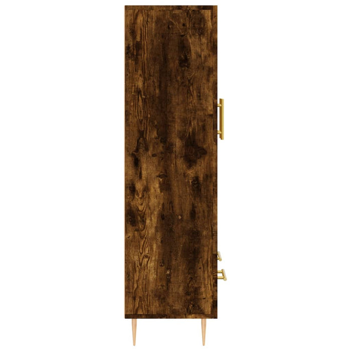 Dulap înalt, stejar afumat, 69,5x31x115 cm, lemn prelucrat WALTI