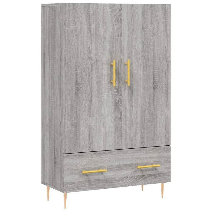 Dulap gri Sonoma 69,5x31x115 cm, lemn prelucrat - WALTI WALTI