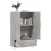 Dulap gri Sonoma 69,5x31x115 cm, lemn prelucrat - WALTI WALTI