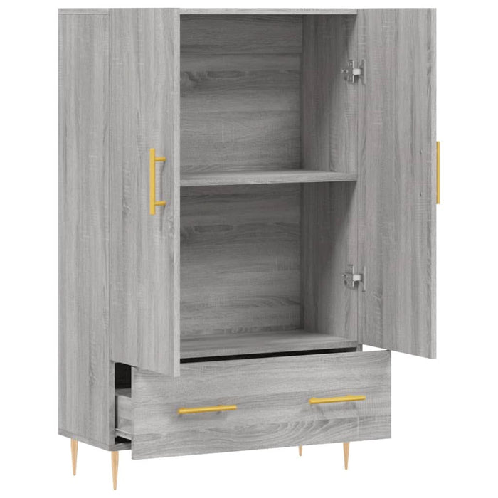 Dulap gri Sonoma 69,5x31x115 cm, lemn prelucrat - WALTI WALTI