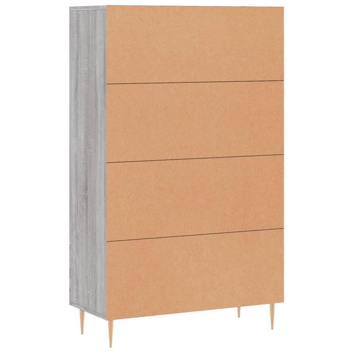 Dulap gri Sonoma 69,5x31x115 cm, lemn prelucrat - WALTI WALTI