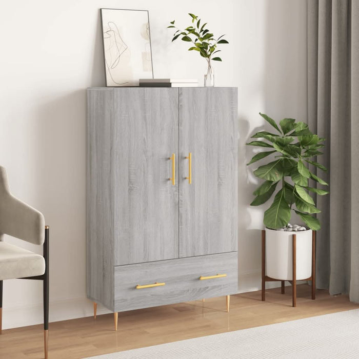 Dulap gri Sonoma 69,5x31x115 cm, lemn prelucrat - WALTI WALTI