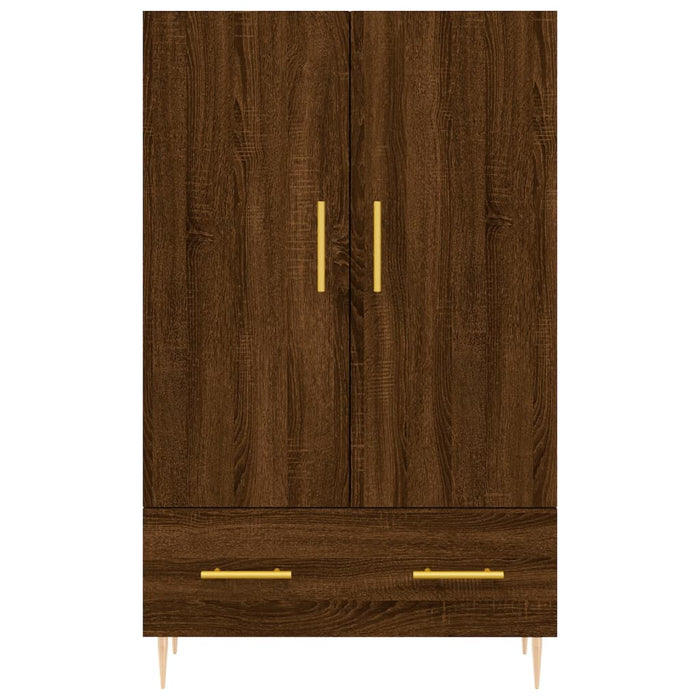 Dulap înalt, stejar maro, 69,5x31x115 cm, lemn prelucrat WALTI